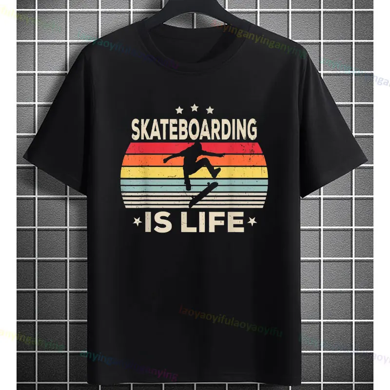 Skateboard Skate Skater Skateboarder Skateboarding Graphic Design T-shirt Casual Short-sleev Tee Going Out Sports Tees