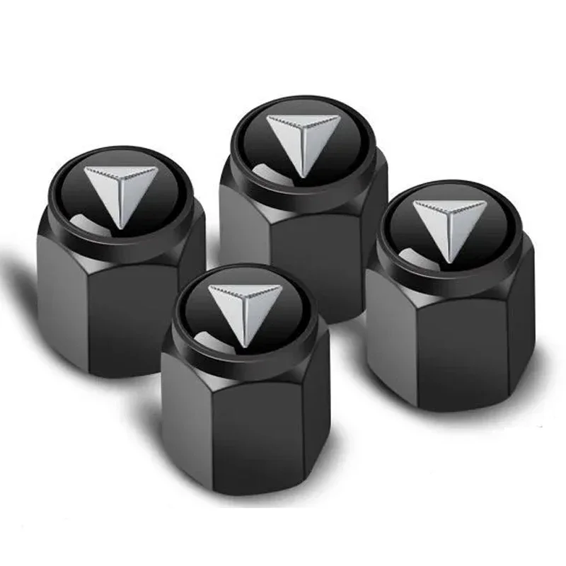 For Deepal L07 S07 G318 S05 EV Alloy Material Car Wheel Tire Air Valve Caps Stem Cover With Brand Accessories 4 Pieces