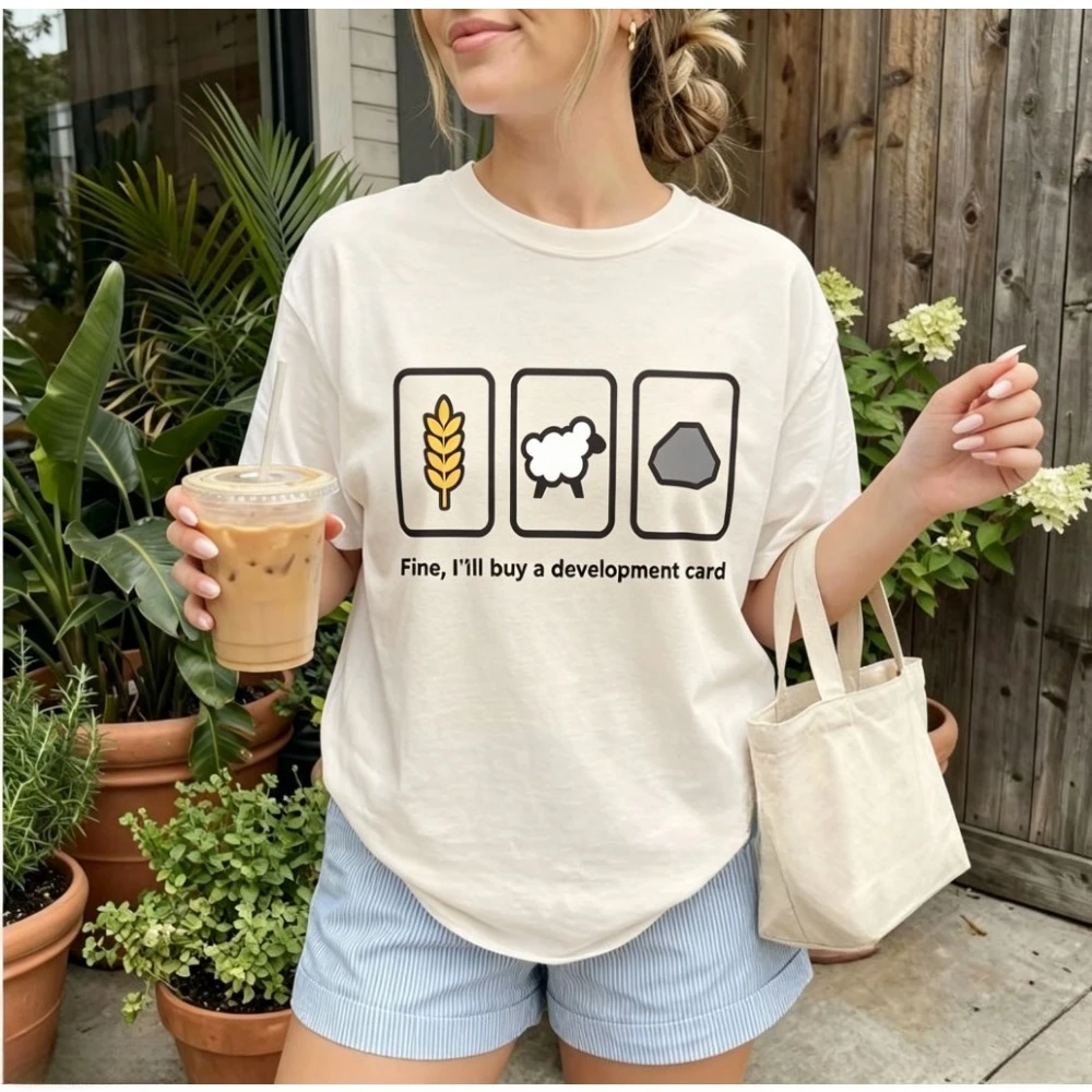 Camiseta Catan, divertida camiseta de juego de mesa, tarjeta de desarrollo, ropa unisex Bella Canvas Kawaii, ropa estética, ropa Y2k, Harajuku