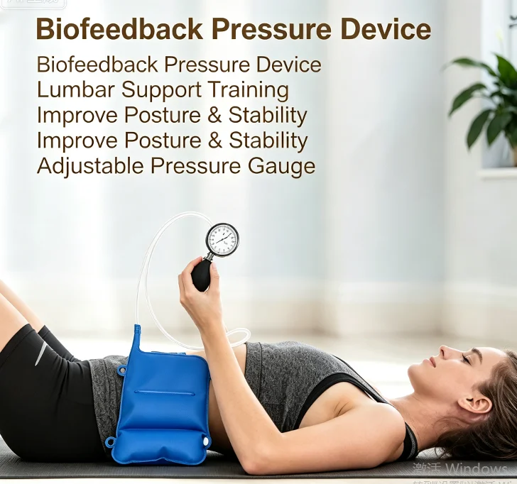 Bio‑Pressure Feedback Lumbar Stabilizer Stabilize Joints Relieve Lower Back Ache Rehabilitation Training Therapy Tool