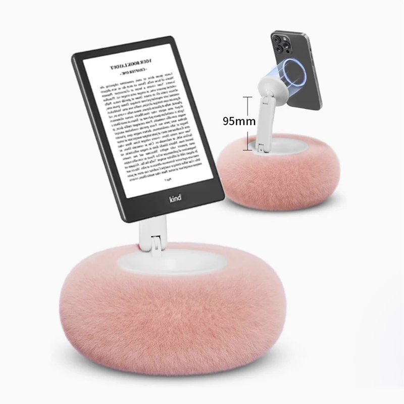 

Innovative Magnetic Phone Pillow Stand for Lazy Phone Use on Bed Sofa and Desk