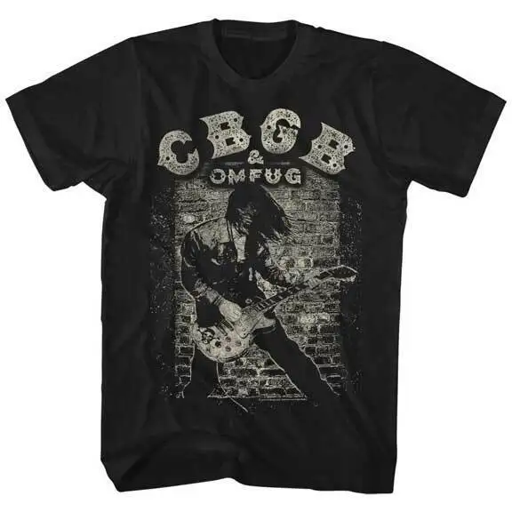 CBGB New York Underground Rock Guitarist Jamming Men's T Shirt Music Merch