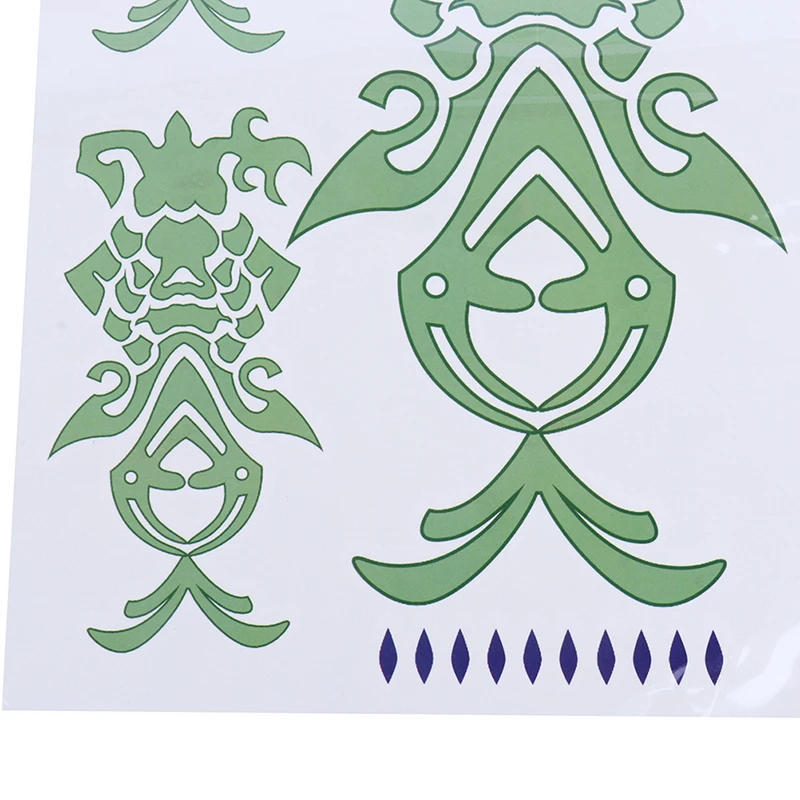 Anime Genshin Impact Sticker Cosplay Prop Xiao Accessories Waterproof Tattoo Stickers Party Accessories