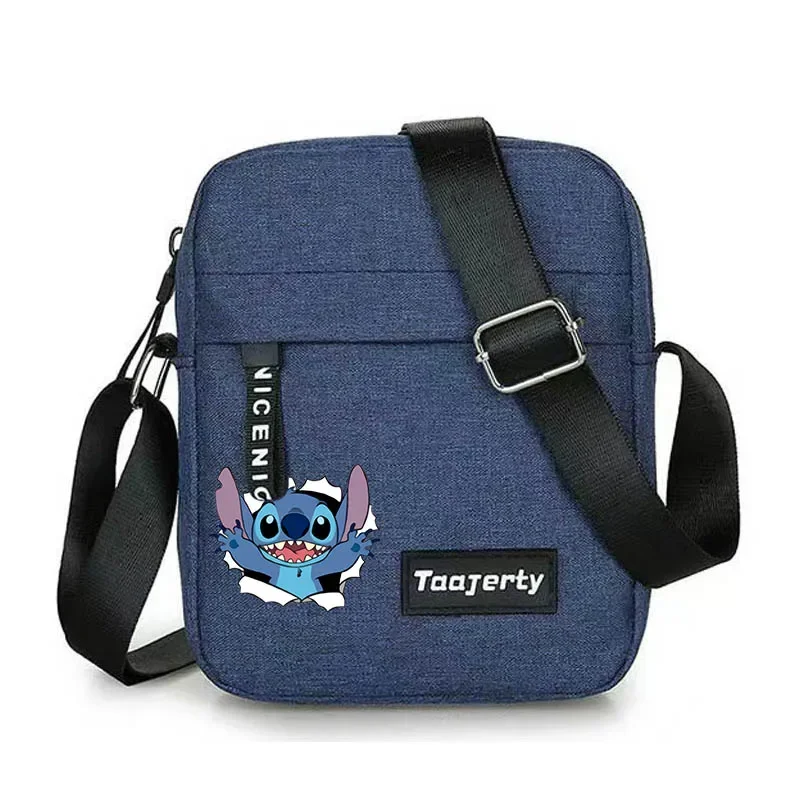 Disney Stitch Sling Bag Chest Bag Men Casual Sports Bags Single Shoulder Crossbody Bags Messenger Underarm Bag Canvas Backpack