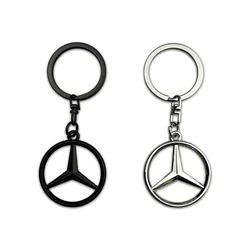 Metal Car Styling Keychain Pendant Key Ring For Mercedes Benz W166 W204 W205 W206 W210 W211 W212 W164 W140 W213 CLA GLE GLB GLC