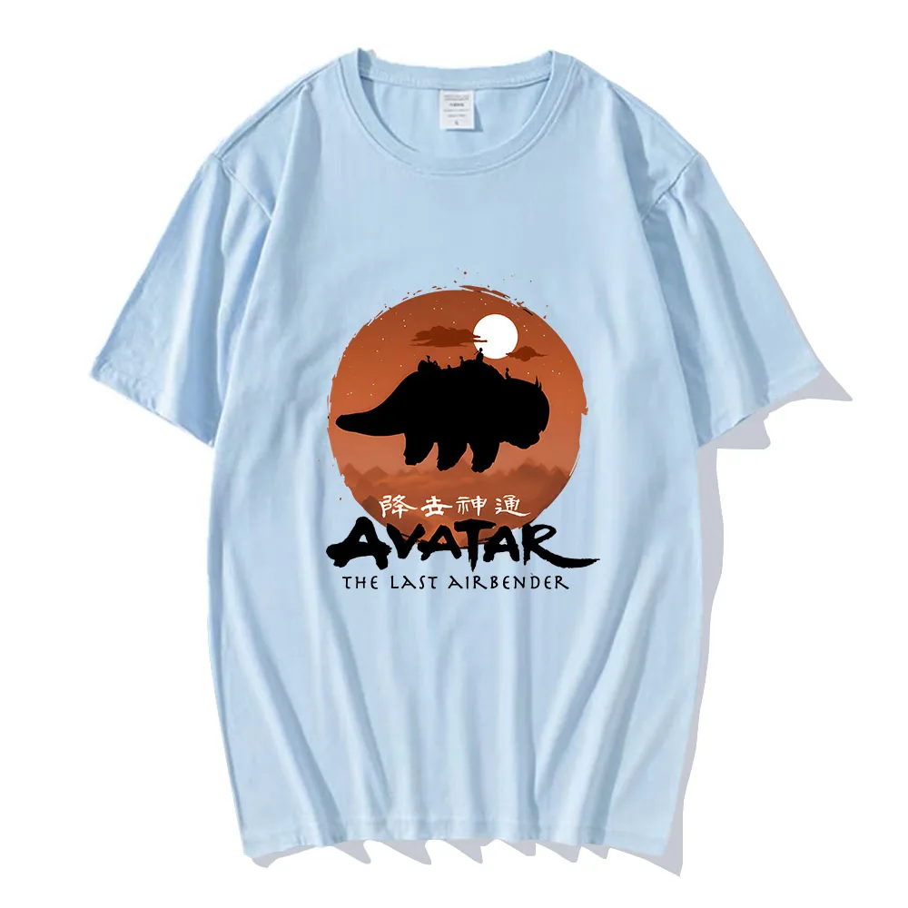 Avatar The Last Airbender Tshirts Casual Short Sleeve Soft Tee-shirt Cotton Comfortable Men/Women T-shirt Spring Summer Camisas