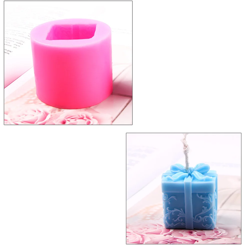 

Silicone Mold Christmas Gift Box Aroma Diy Craft Soap Making Decoration Flexible Non-Stick Pudding Ice Cube Chocolate