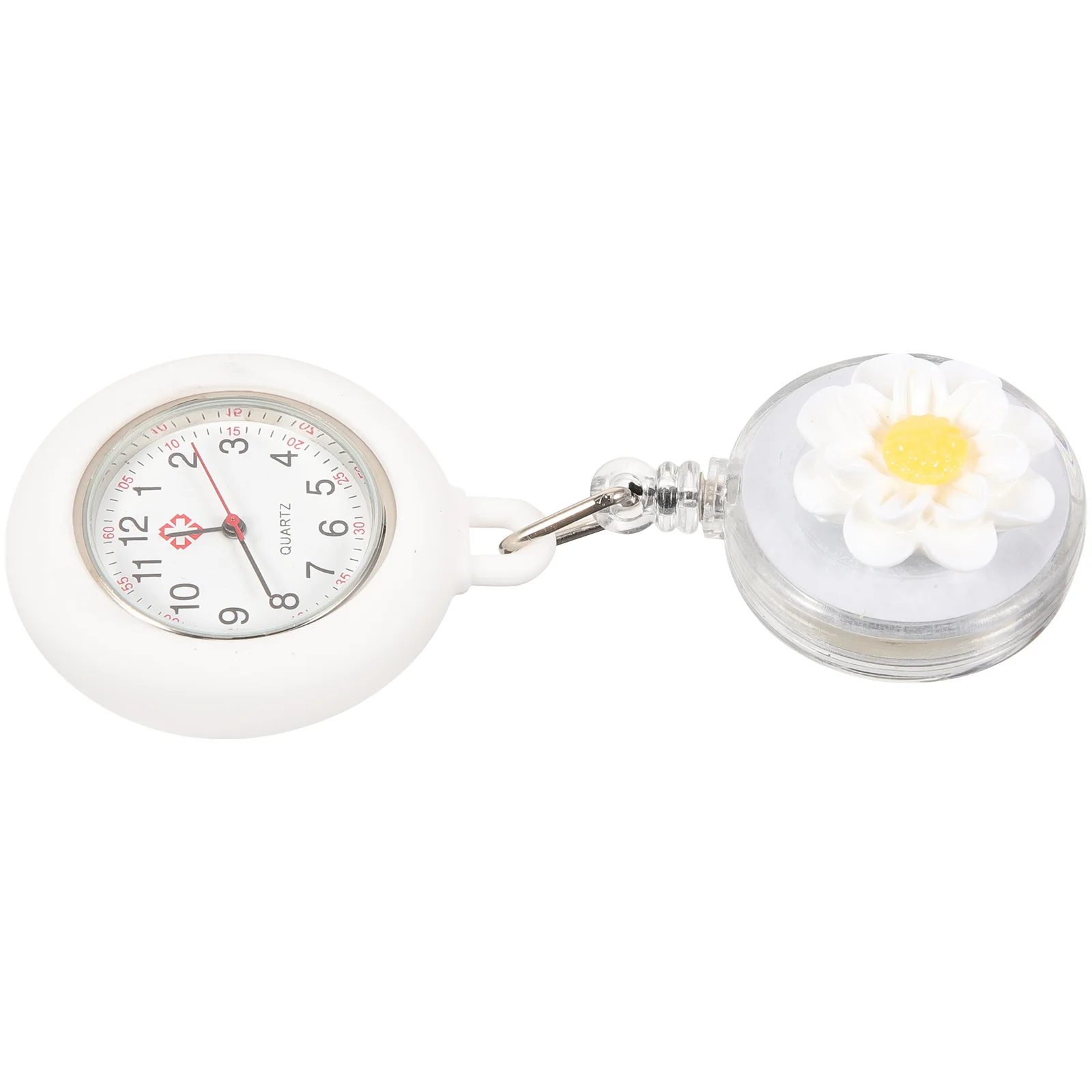 Retractable Women Clip On Fob Lapel Nurse Hanging Lapel Nurse Watch Retractable Fob Watch Portable Nursing Tool