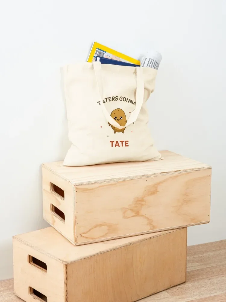 Taters Gonna Tate Tote Bag Сумки-шопперы для женщин Сумка-шоппер