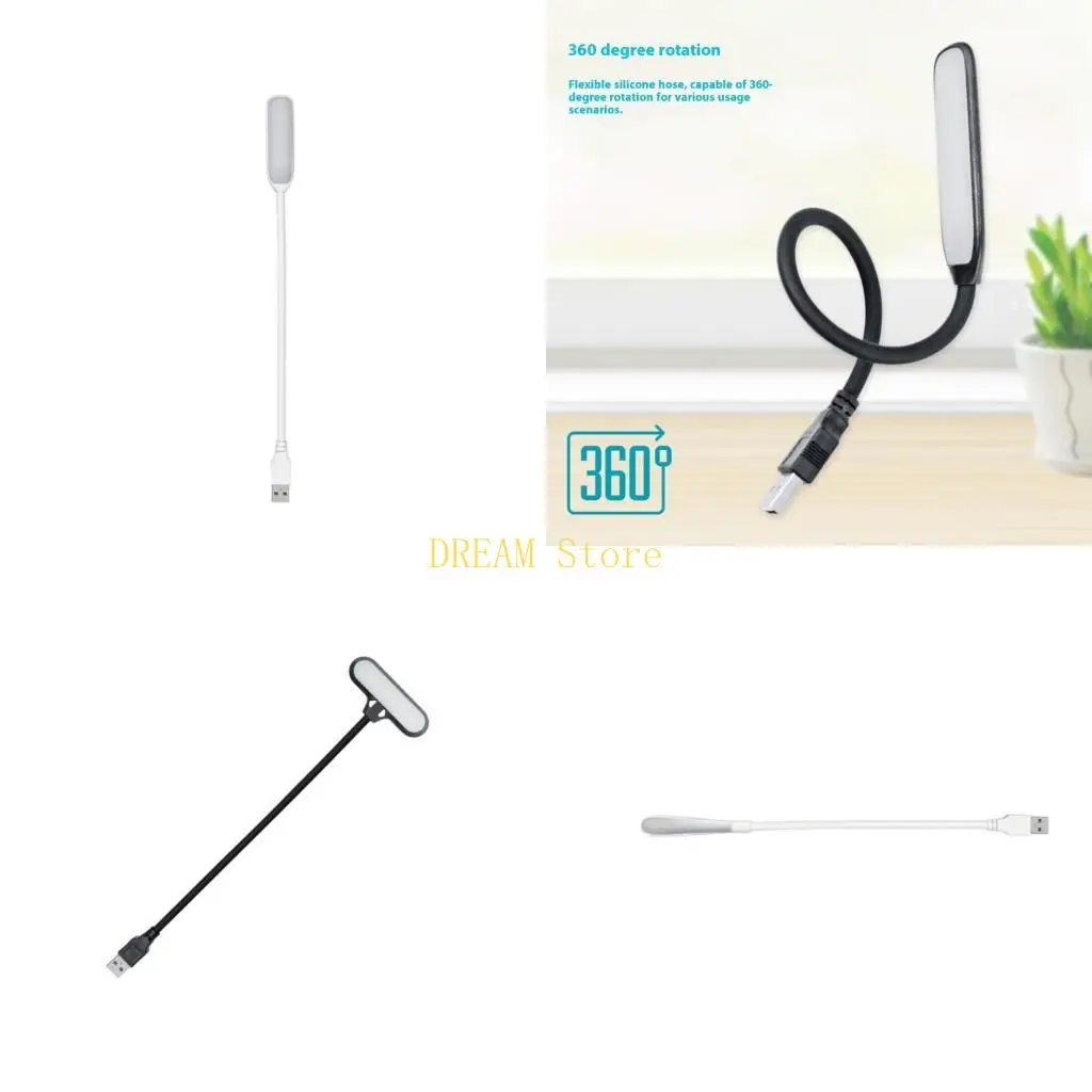 

USB LED Light Portable Mini Book Reading Lamp For Computer Flexible Bendable Night Light Laptop Desk Book Light best sale