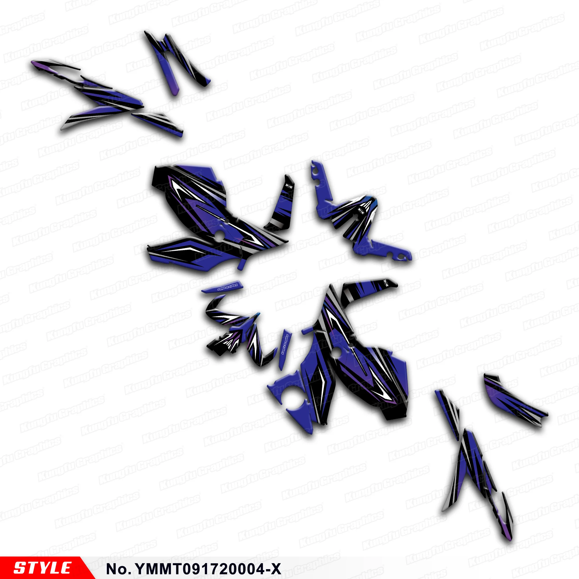 

Виниловая наклейка JY RACING для Yamaha MT09 FZ09 2017 2018 2019 2020, YMMT091720004-X