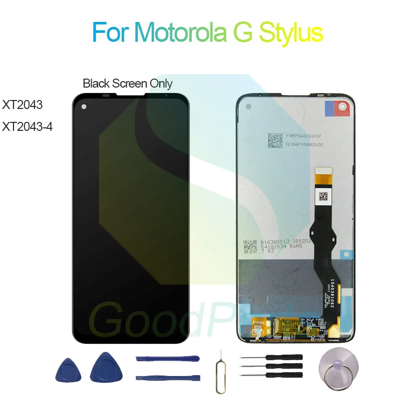 For Motorola G Stylus Screen Display Replacement 2300*1080 XT2043, XT2043-4 G Stylus LCD Touch Digitizer Assembly