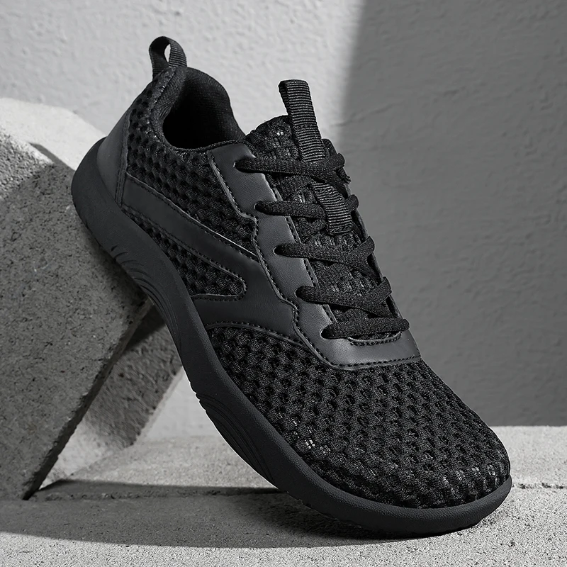 New Unisex Wider Shoes Breathable Mesh Men Barefoot Wide-toed Shoes Brand Flats Soft Zero Drop Sole Wider Toe Sneakes Large Size