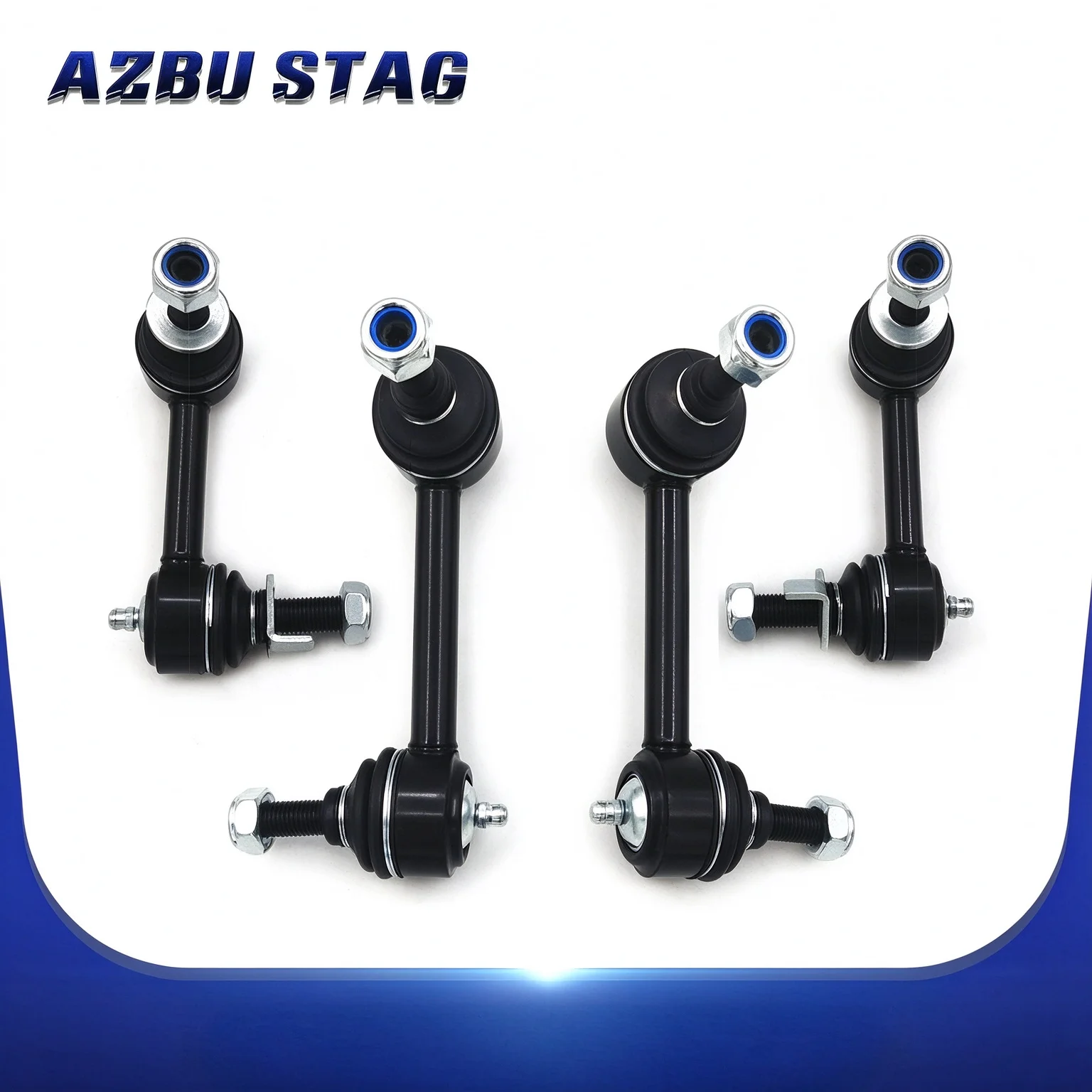 AzbuStag Front Rear Sway Bar End Link 4Pcs Suspension Kit for INFINITI G35 NISSAN 350Z 2003 2004 2005 2006-2009 54668AL501