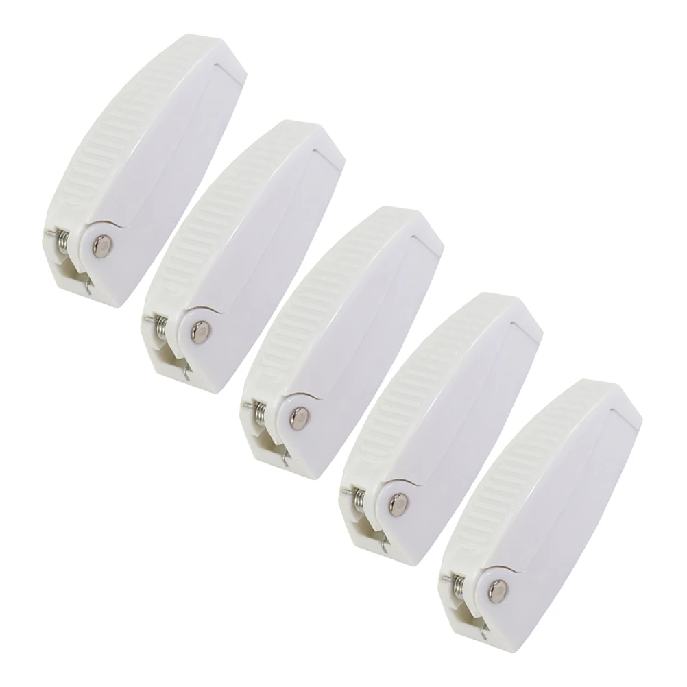

5 PCS RV Buckle Lasp Baggage Door Catch Compartment Latch Holder Lock Clip White
