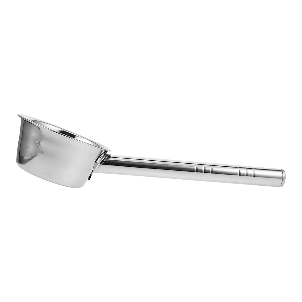 

Stainless Steel Scoop Baby Bath Rinse Cup Long Handle Silver 201 Bathroom Accessories