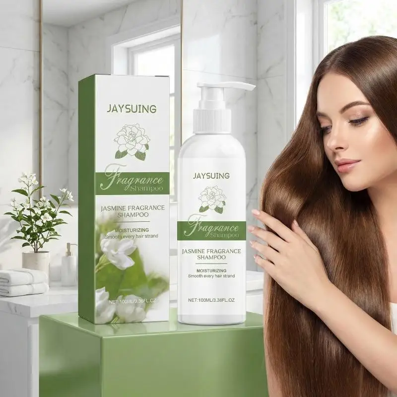 Plant Based Jasmine Shampoo for Frizzy Hair Nourishing Scalp  and Anti Itch Formula for Damaged Hair Home Salon Use