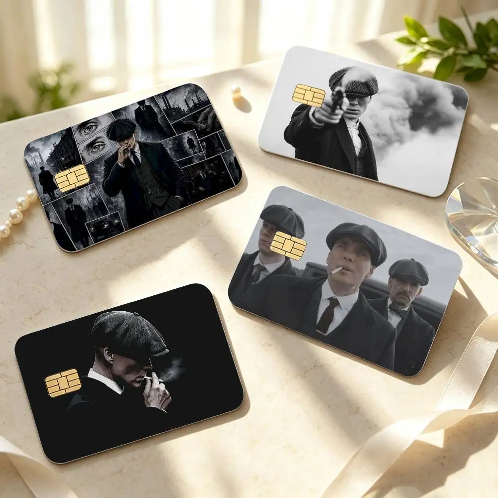 Tommy Shelby Peaky Blinders  HD Credit Card Stickers Game Card Decal Small Chip Waterproof Sticker Gift Decor