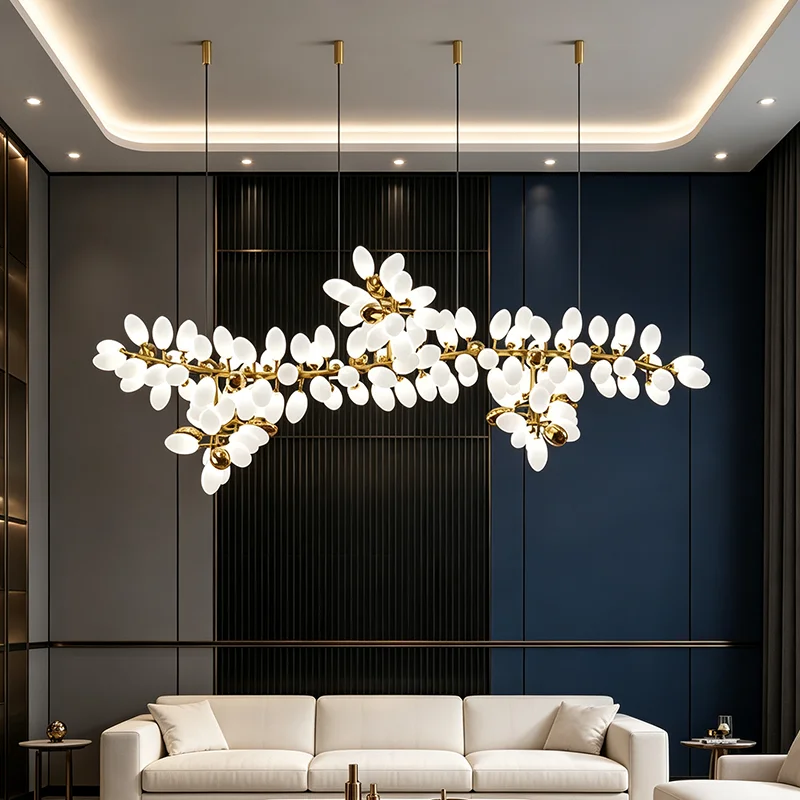 Modern Home Decor LED Lights Pendant Light Lamps for Living Room Chandeliers for Dining Room Hanging Light Indoor Lighting