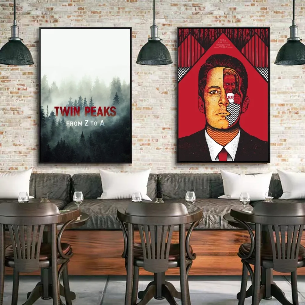 T-TWIN-PEAKS Good Quality Prints And Posters Vintage Room Bar Cafe Decor Home Decor