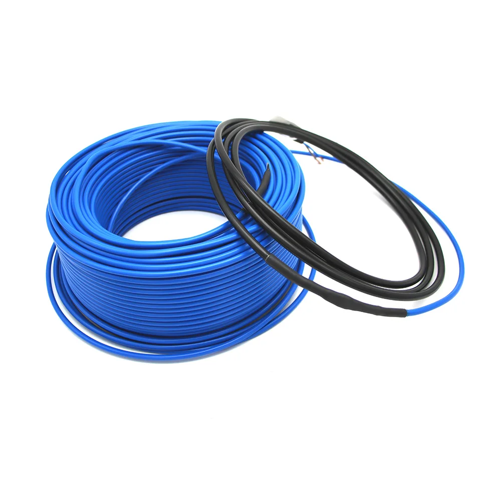 10~150m 20W/m Warm Heating Wire Under Tile Laminate Floor for Driveway Snow Melting with Smart WiFi Thermostat