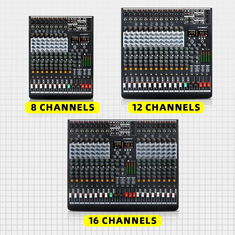 Madon Factory wholesale acoustic equipment MASTER series Professional Bluetooth mixer audio console