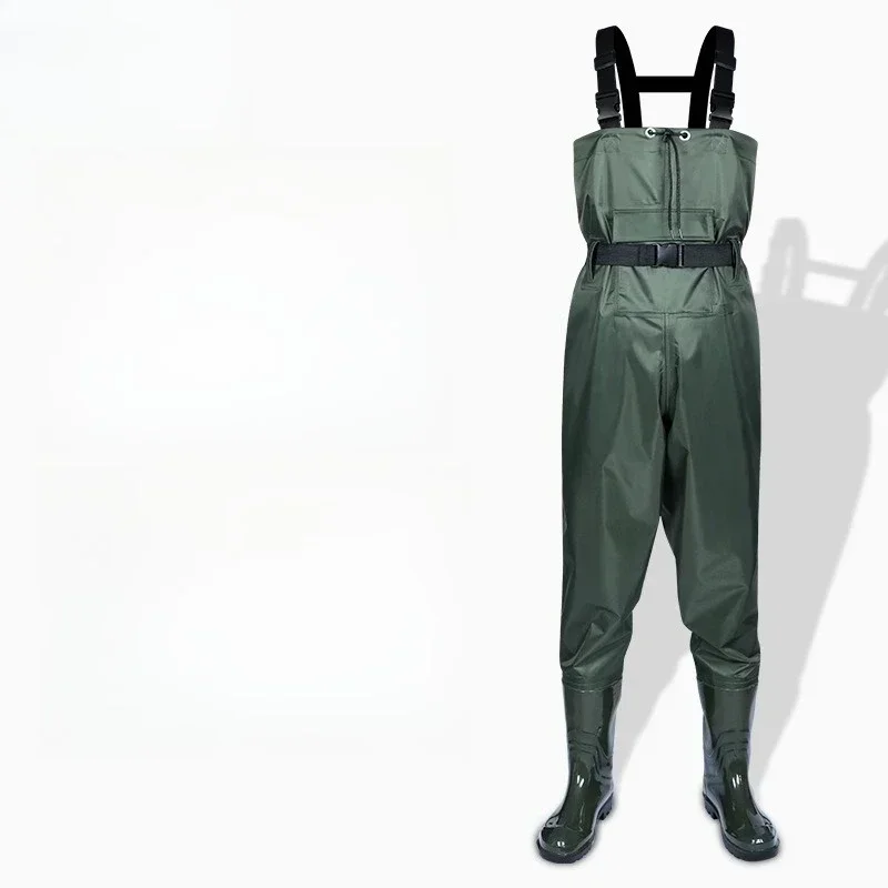 Nylon launching pants, half-body waterproof clothes, ultra-light and breathable sea-catching equipment