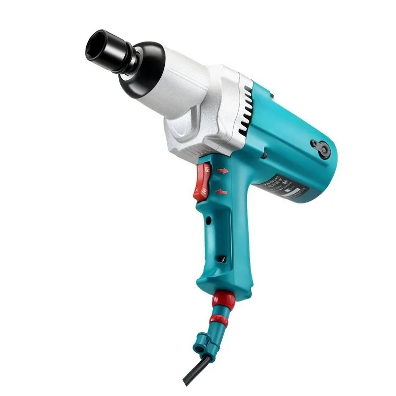 Electric Wrench 220V High Power Torque Wrench Auto Repair Shelf Impact Wrench Electric Air Cannon