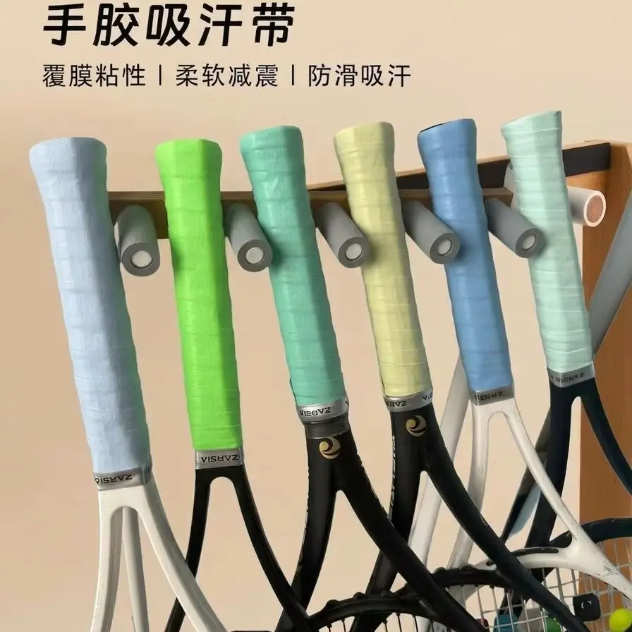 ZARSIA Anti-slip Tennis Overgrips Tacky Soft Badminton Racket Grips Tennis Racket Sweatbands Tennis Griptape Padel Racket Grip