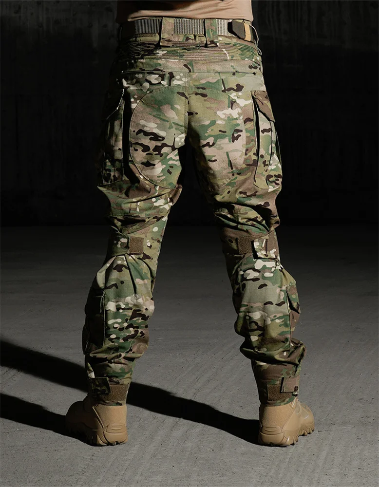 G3 pleated frog pants made of Teflon, water-resistant, wear-resistant, elastic camouflage GEN3 tactical combat Training pants