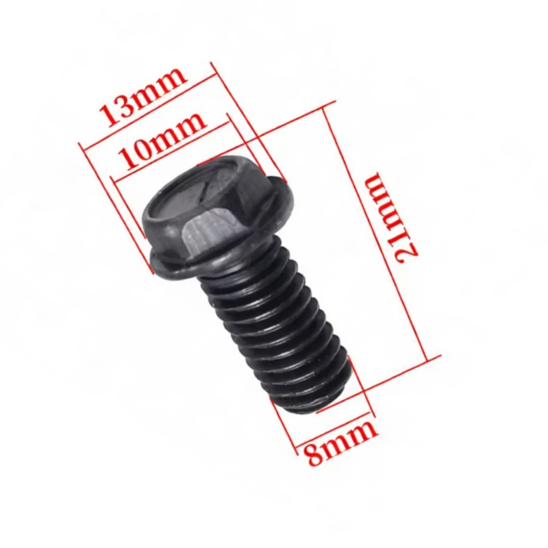 Reverse Thread Nut 6mm 7mm 8mm For Marble Cutter And Stone Saw Equipment 4100 110 Metal Bolt Fastener Spare Part Replacement