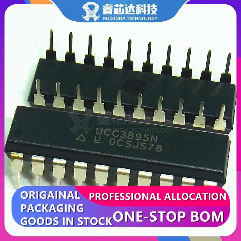 UCC3895N DIP20 UCC3895 Phase-Shifted Full-Bridge Regulator Positive Output DC-DC Controller IC 20-PDIP RXDNA