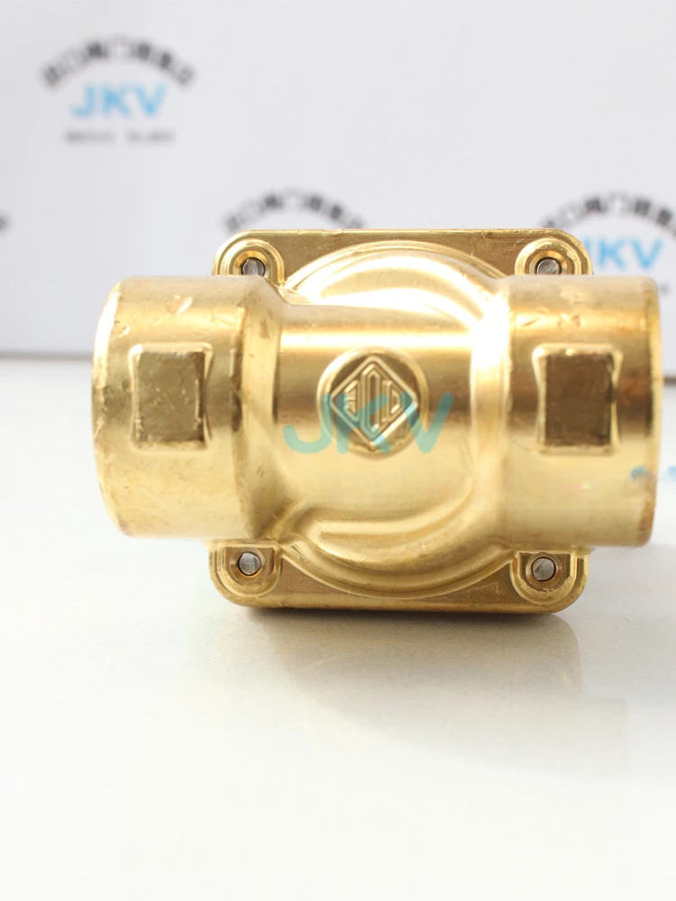 DC24V brass wire buckle two normally closed solenoid valve 21H9KB1806 branch AC220V