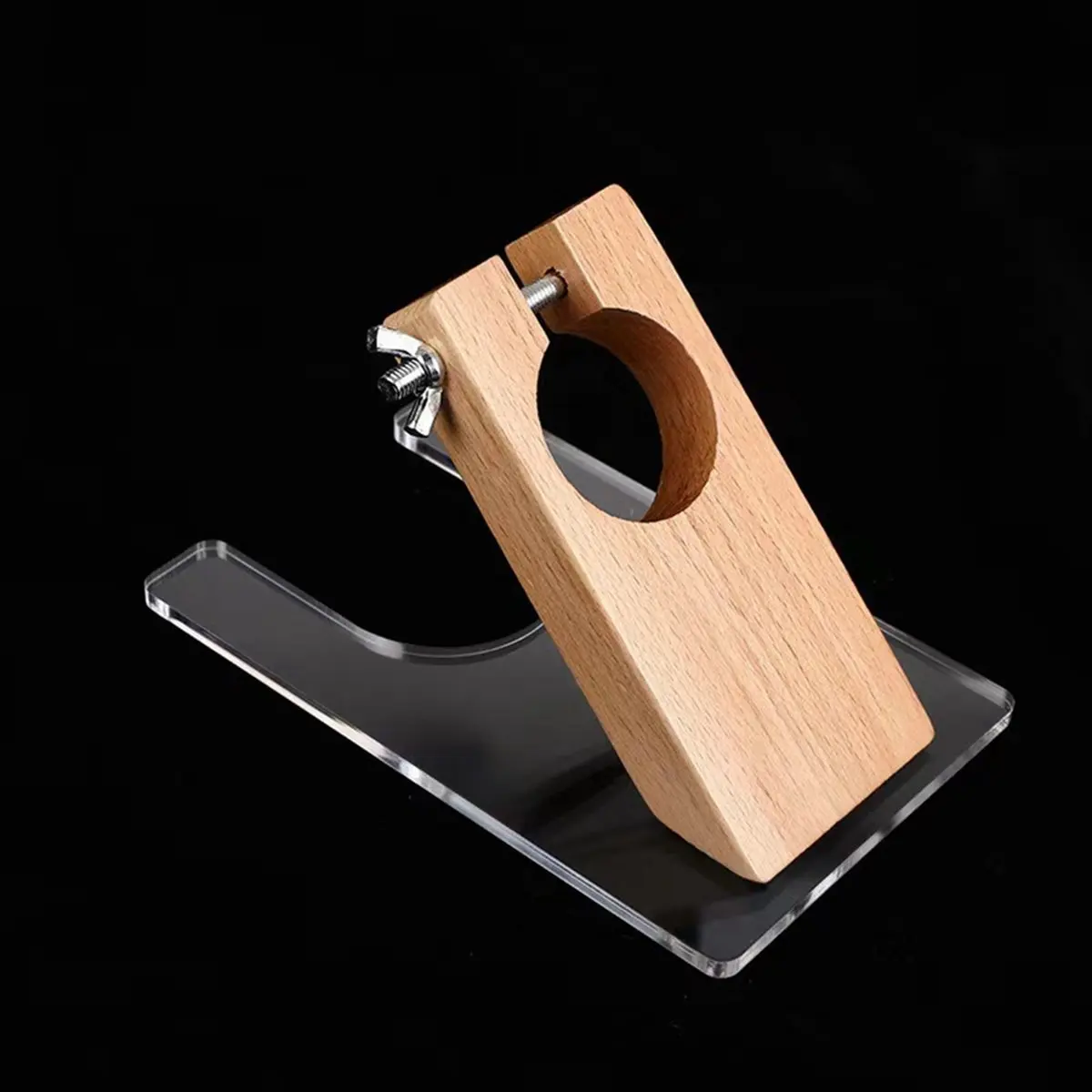 *A91P Electric Carpet Trimmer Bracket Solid Acrylic Shearing Guide for DIY Carving Rug Tufting Home Grooming Tools Accessories