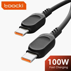 Toocki USB C To Type C Cable for Xiaomi POCO Samsung Huawei PD 100W Fast Charging Charger USB-C to Type C Data Cord Type C Wire