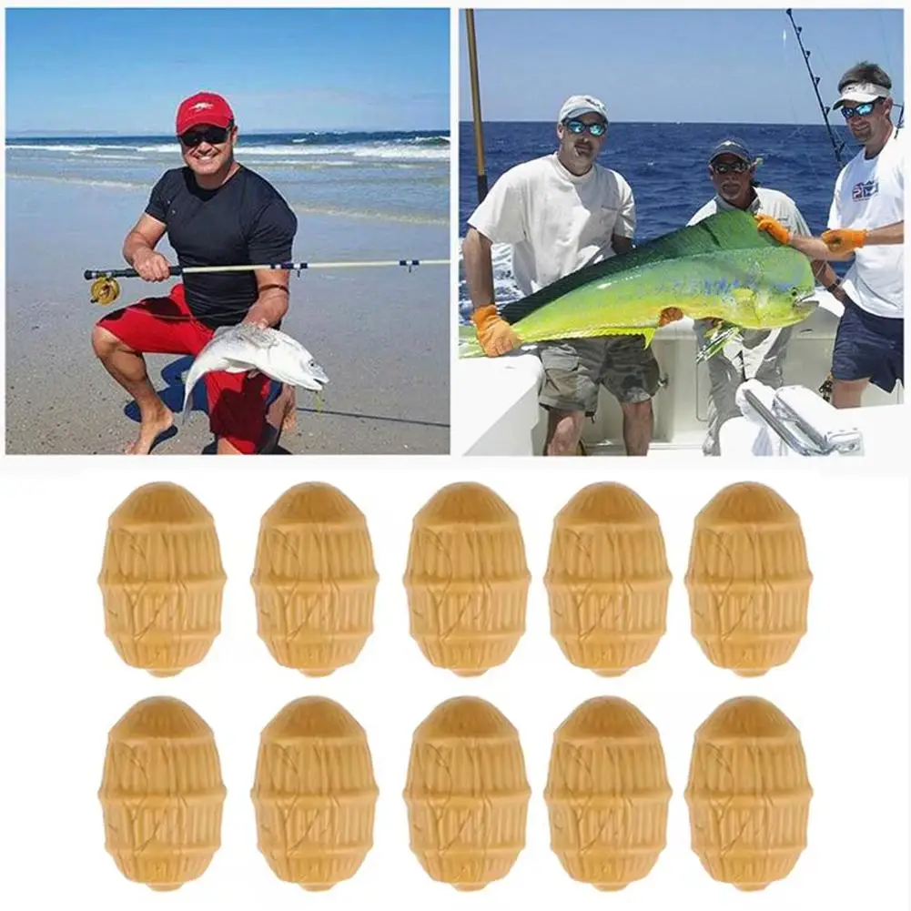 Hirisi 10 قطعة المكسرات النمر الكارب الصيد السحر لينة العائمة النمر الجوز الطعوم الكارب الصيد الطعم الاصطناعي السحر الكارب الصيد أداة