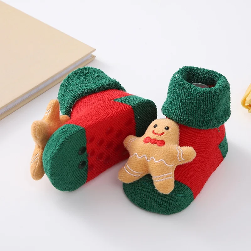 Weihnachten Babys ocken für Mädchen Jungen rutsch feste Bodens ocken niedlichen Cartoon Tier Baby Weihnachten Baumwoll socke