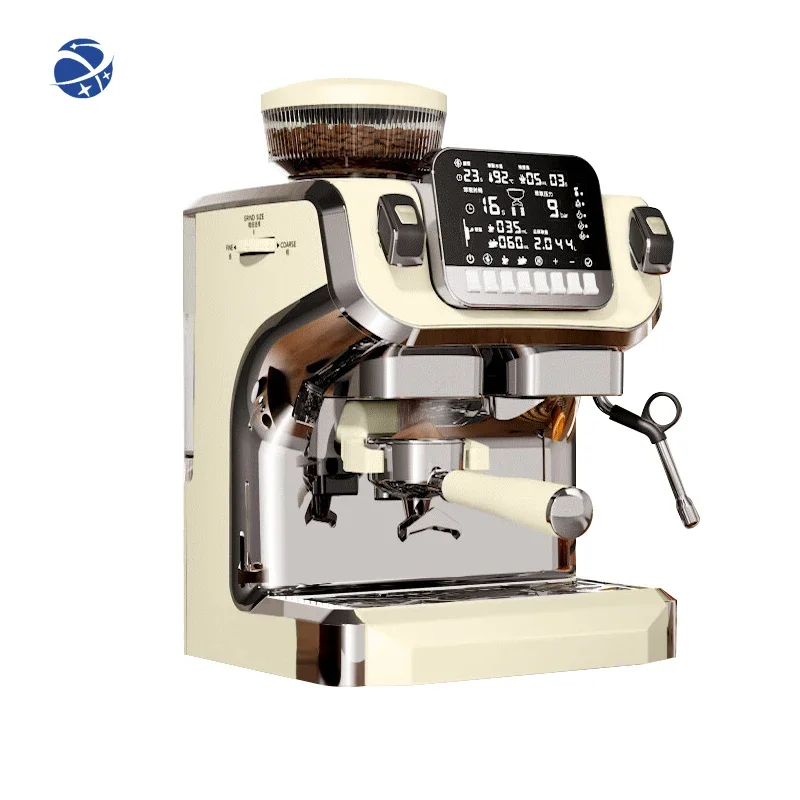 YUNYI New OEM Coffee Maker Manual  Machine With Grinder