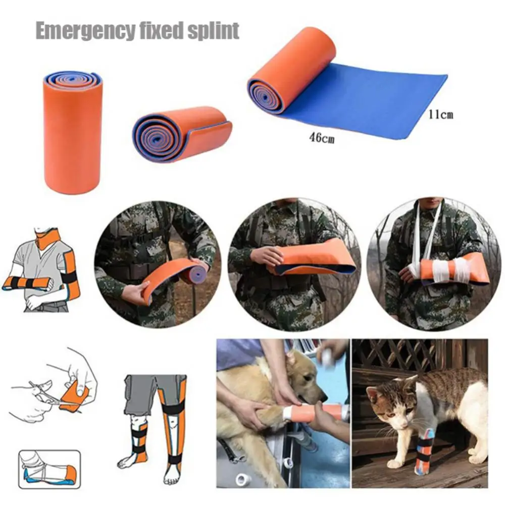 Survival Rolling Splint Bandage Medical First Aid Kit Emergency Fracture Splint Leg Wrist Fixed Fracture Rescue Protection