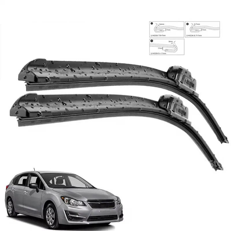 

Wiper Front Wiper Blades Set Kit For Subaru Impreza GJ GP VA 2014 - 2016 Windscreen Windshield Window 26"+16"