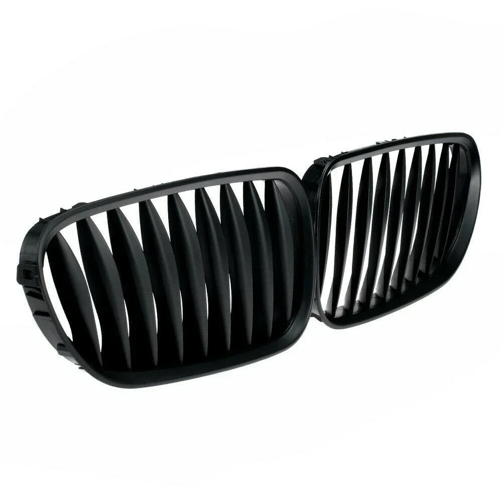 For BMW Z4 E85 E86 2003–2008 2x Car ABS Grille Front Kidney Grill Single Line Style 51117117757 51117117758 Accessories Parts view 5
