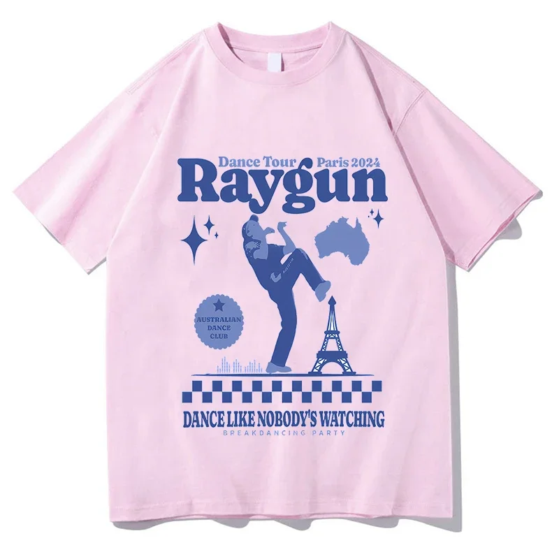 Raygun Gunn B-Girl Breakdancer Breakdancing Like Nobody's Watching T Shirts Graphic Sleeve Tshirt For Men Women Tops Streetwear