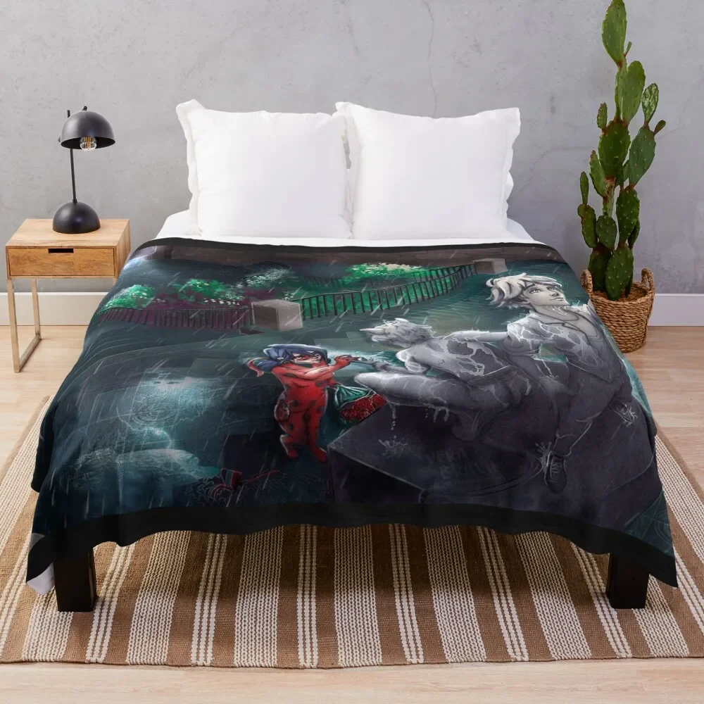 

Thunderstorm park Throw Blanket Baby Stuffeds Tourist Large Blankets