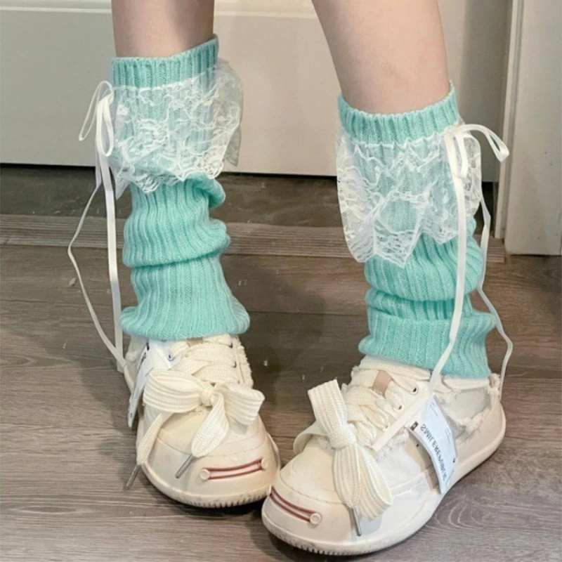 2026 Korean Style Girl Trendy Lace Bow Ankle Socks, Sweet Sister College Wind Leg Cover, Fashionable and Cute Accessories