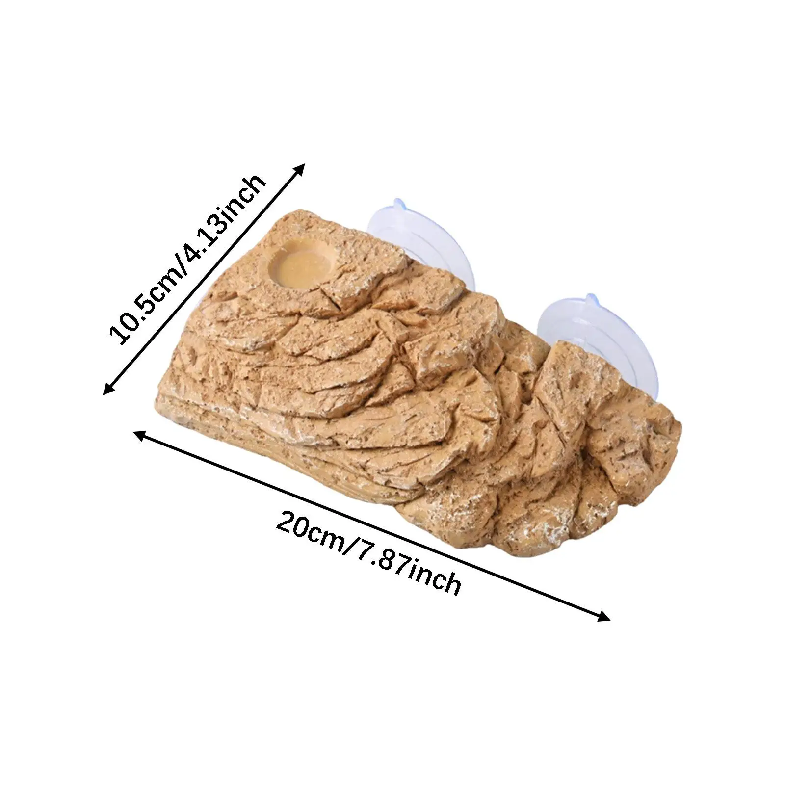 منصة تشمس السلحفاة، شرفة استراحة عائمة للضفدع Terrapin Iguanas قاعدة مسند السلحفاة للمناظر الطبيعية، ديكور حوض السمك #6