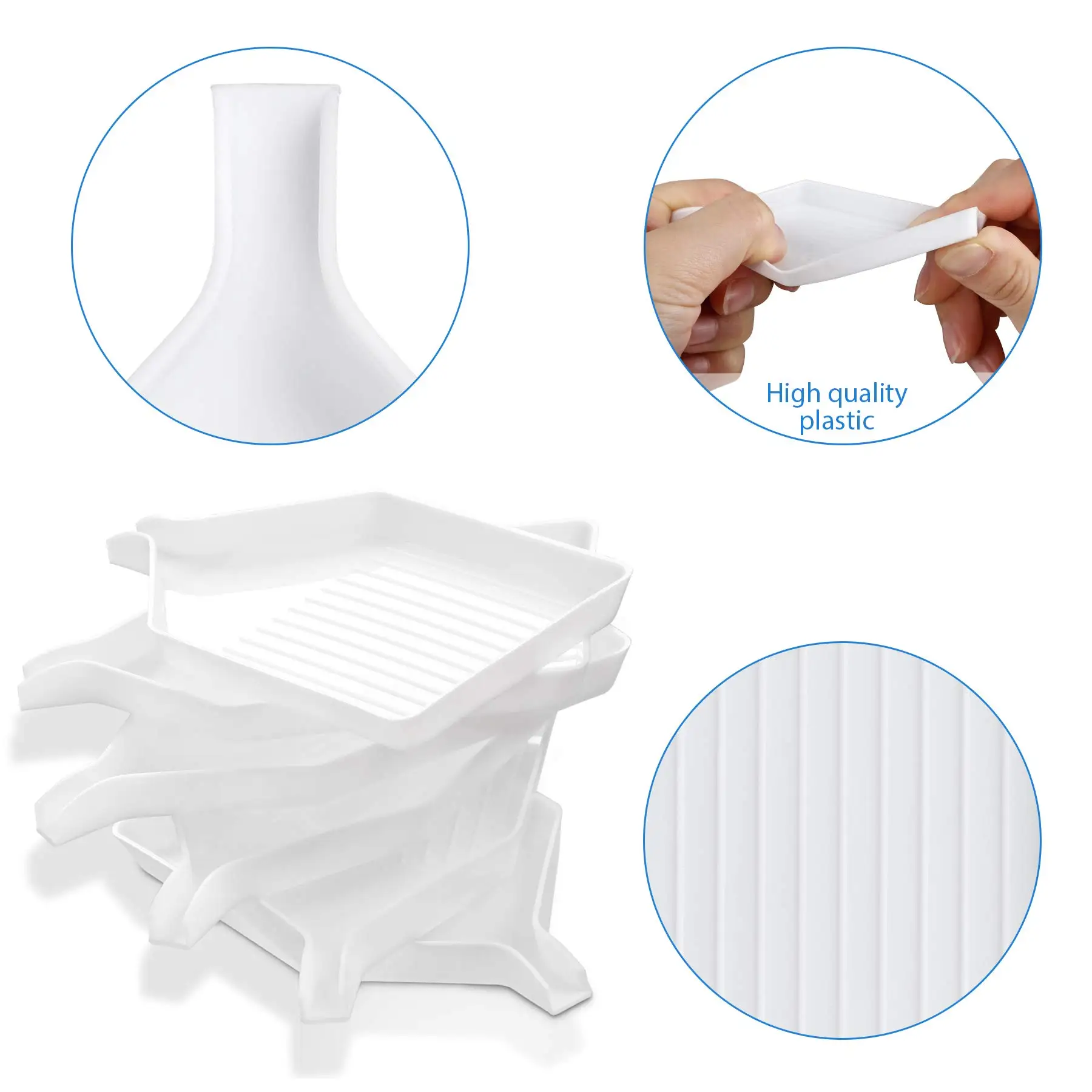 5 6 10 Pcs Plastic Diamond Painting Bead Sorting Trays Durable Craft Accessories for DIY Art Nail Decoration