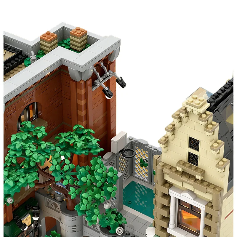 5708 PCS Modular Building City Center MOC Customize Modular Building Block Brick Kids Simple Creative DIY Boy Toy Birthday Gift