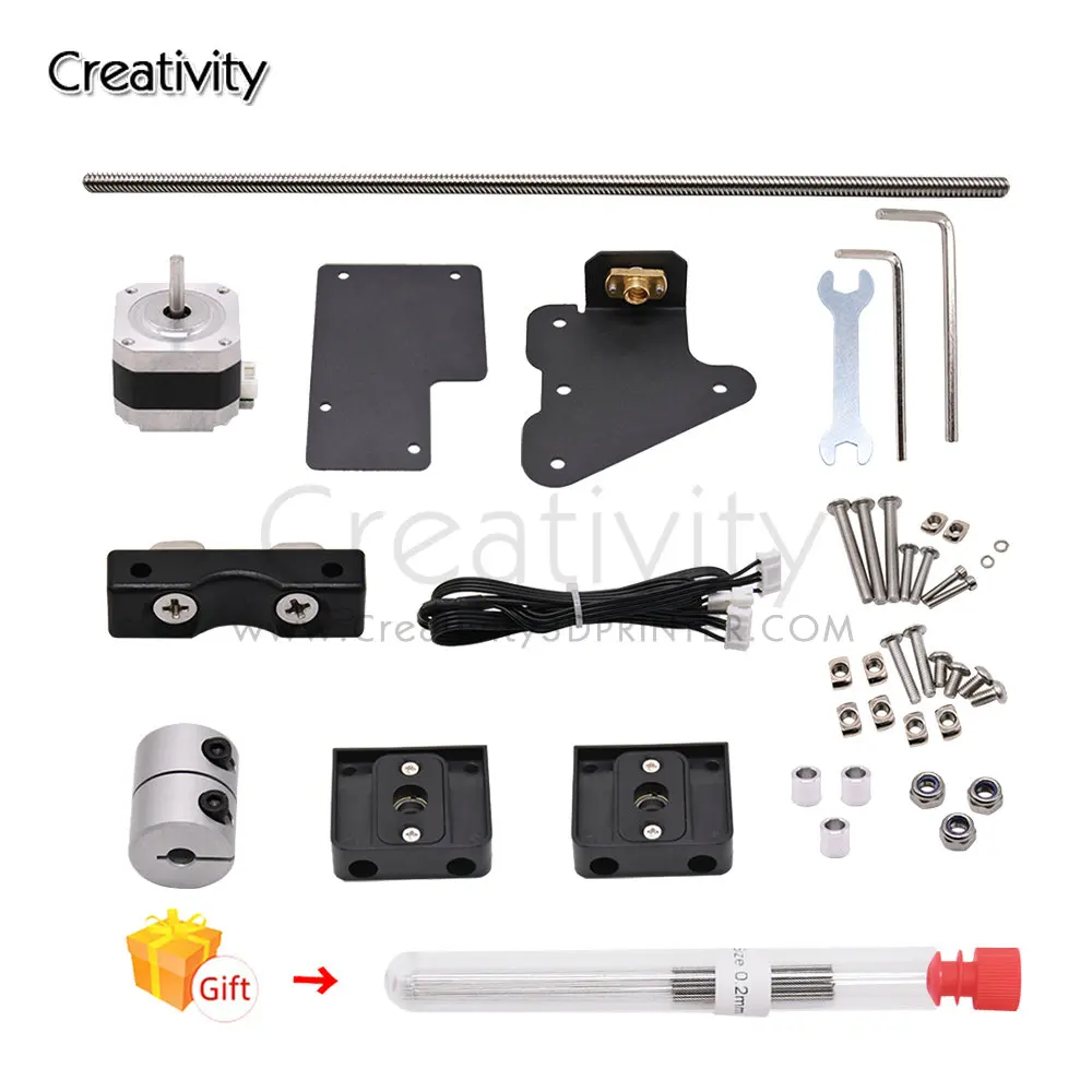 Dual Z-axis Upgrade Kit With Lead screw coupling stepper motor For Ender 3, Ender 3 pro, Ender 3 V2 3D Printer