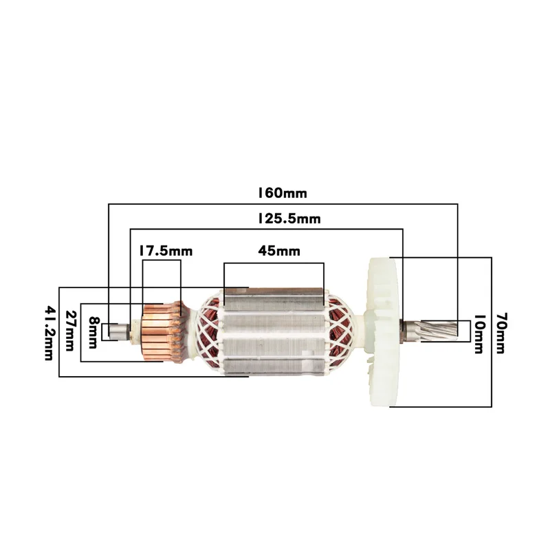 Armature Rotor 513908-4 for Makita HS7000 HS7600 HS7601 Circular Saw Power Tool Spare Parts