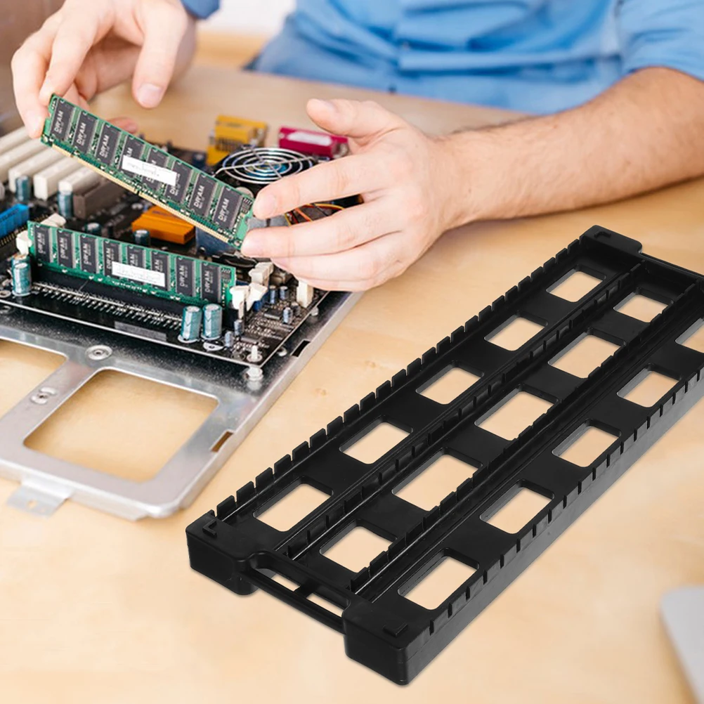 3 stücke PCB Rack Anti Statische Bar Halterung PCB Board Halter Stehen Für Löten Display Lagerung Platine Regal Rack Halter arbeits